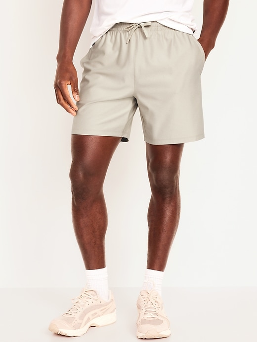 Image number 1 showing, Slim KnitTech Shorts -- 7-inch inseam