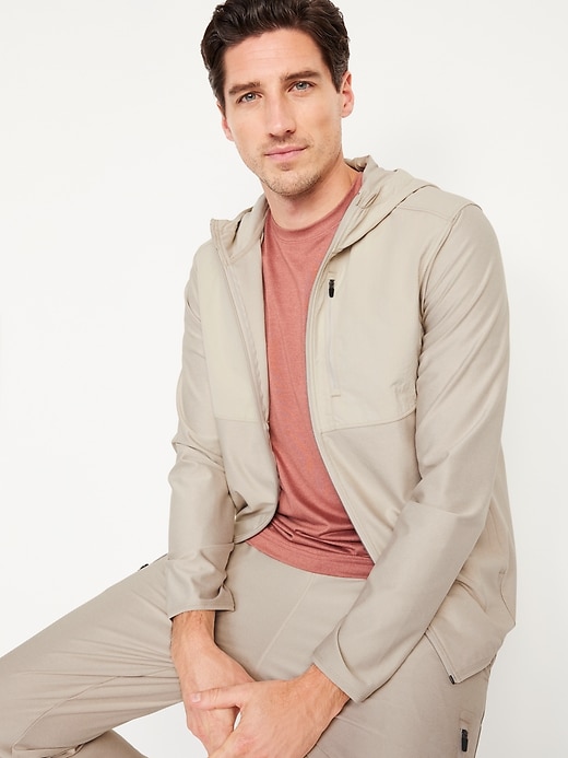 Image number 3 showing, KnitTech Zip Hoodie