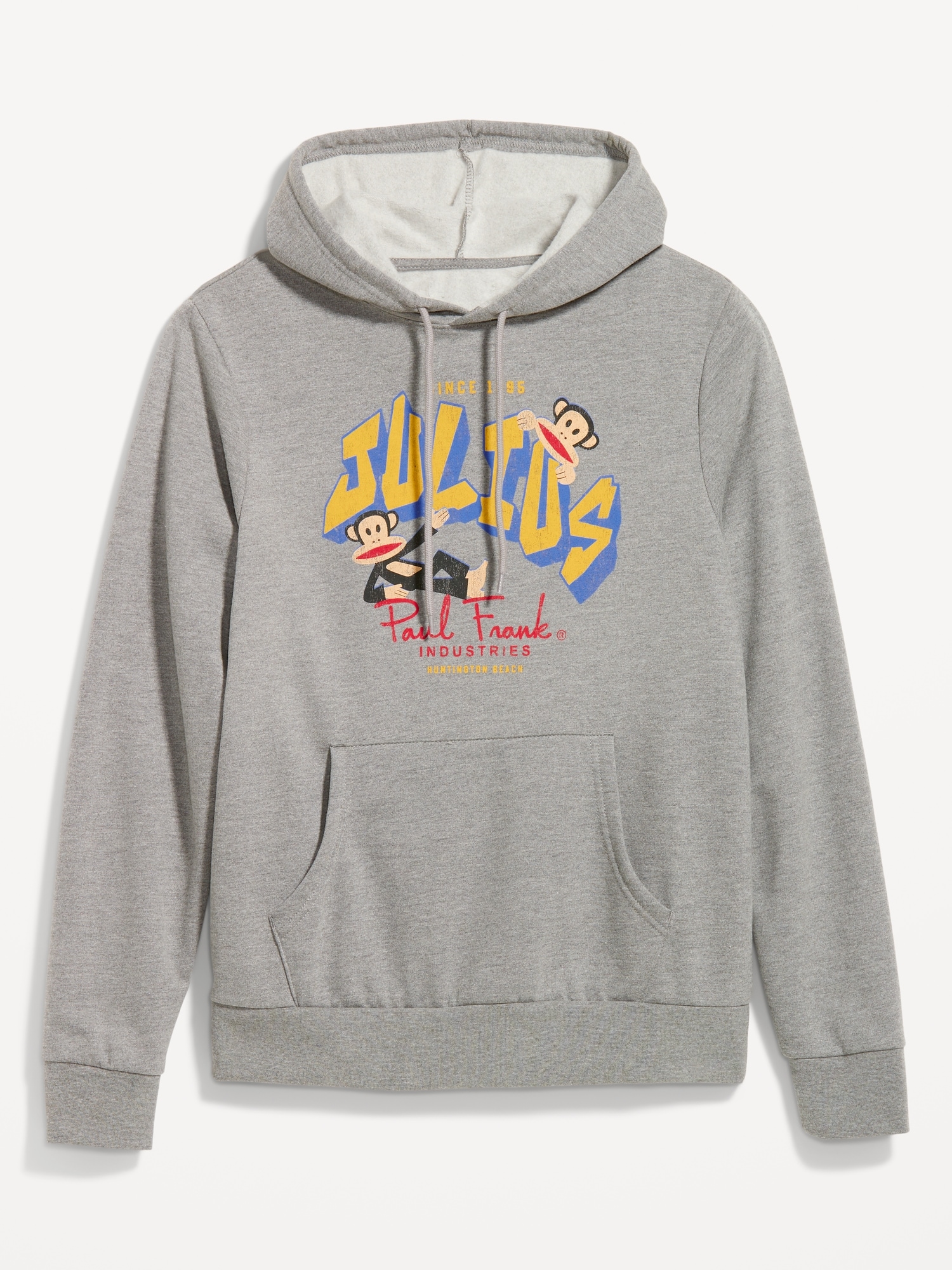 Paul Frank Gender-Neutral Pullover Hoodie for Adults