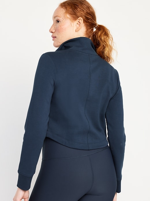 Image number 2 showing, Dynamic Fleece Crop Zip Jacket