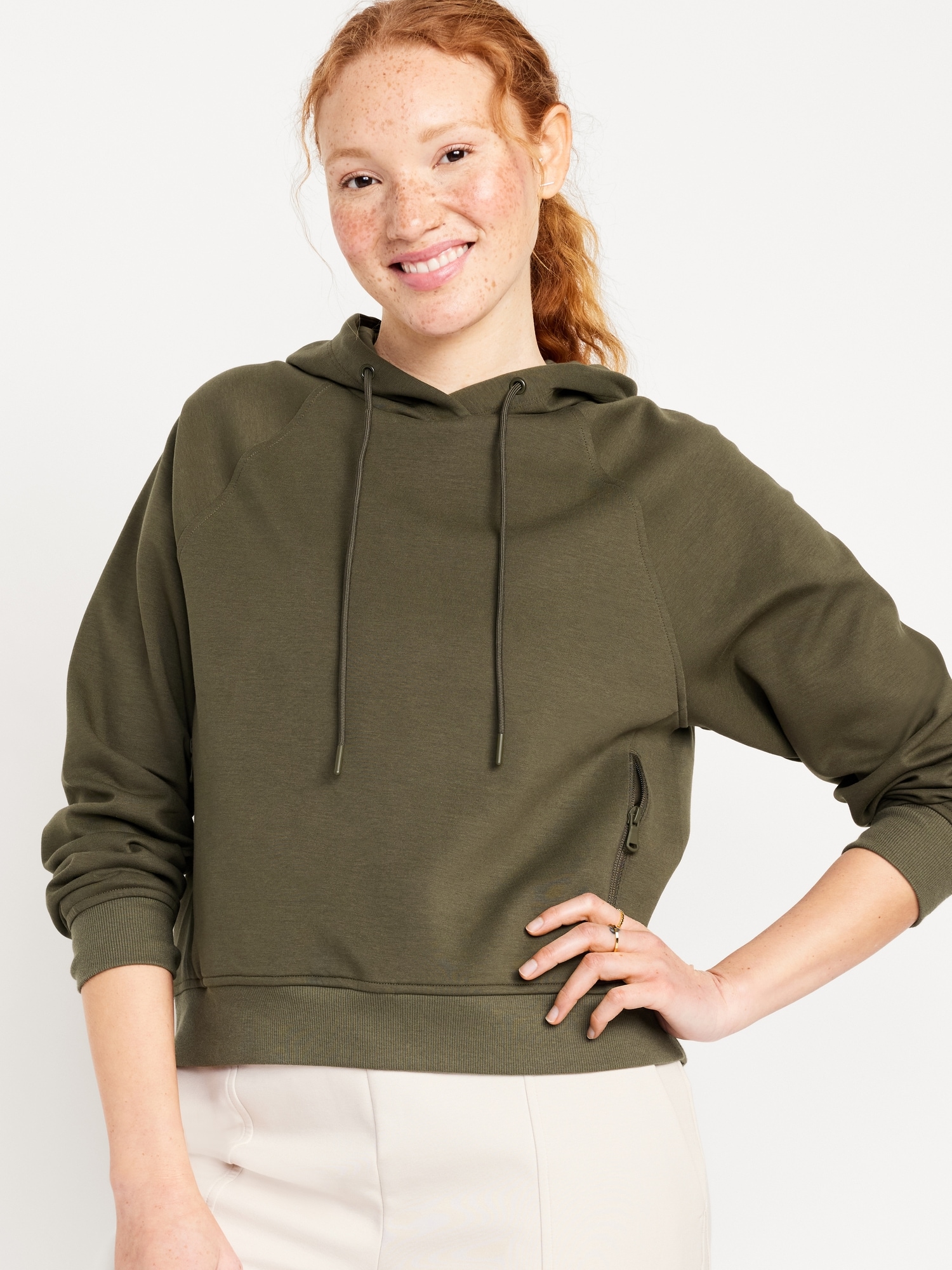 Old Navy Women's 2X Loose Dynamic Fleece Pullover Hoodie Sweatshirt Tunic  New 500070155346