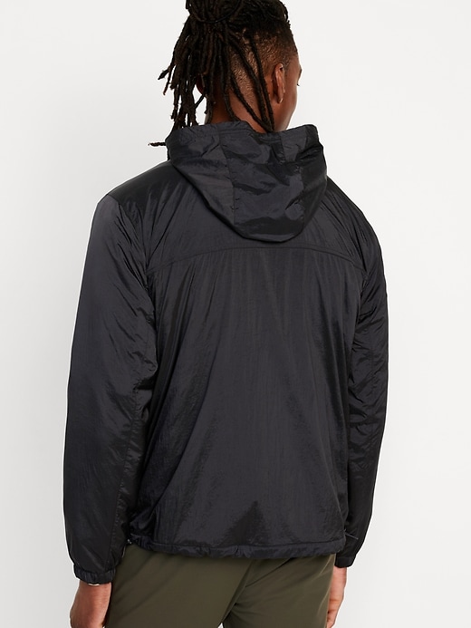 Image number 2 showing, Wind-Resistant Hooded Zip Jacket