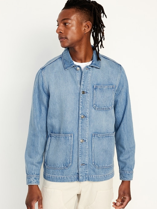 Image number 1 showing, Relaxed Jean Chore Jacket