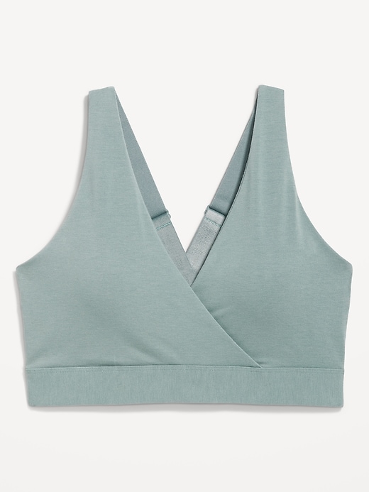 Image number 4 showing, Maternity PowerChill Light Support Cross-Front Nursing Sports Bra