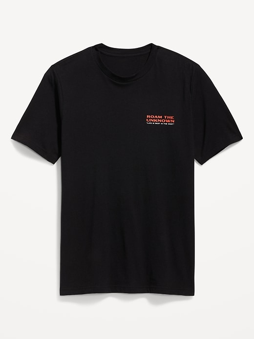 Image number 1 showing, Soft-Washed Graphic T-Shirt