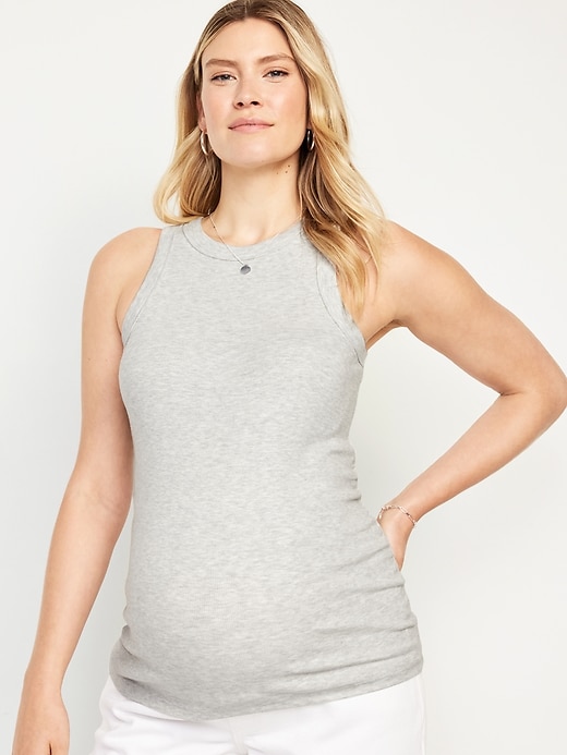 Image number 1 showing, Maternity High-Neck Tank Top