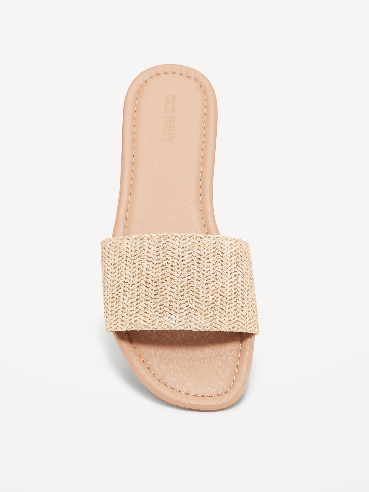 Raffia Slide Sandals for Women Old Navy