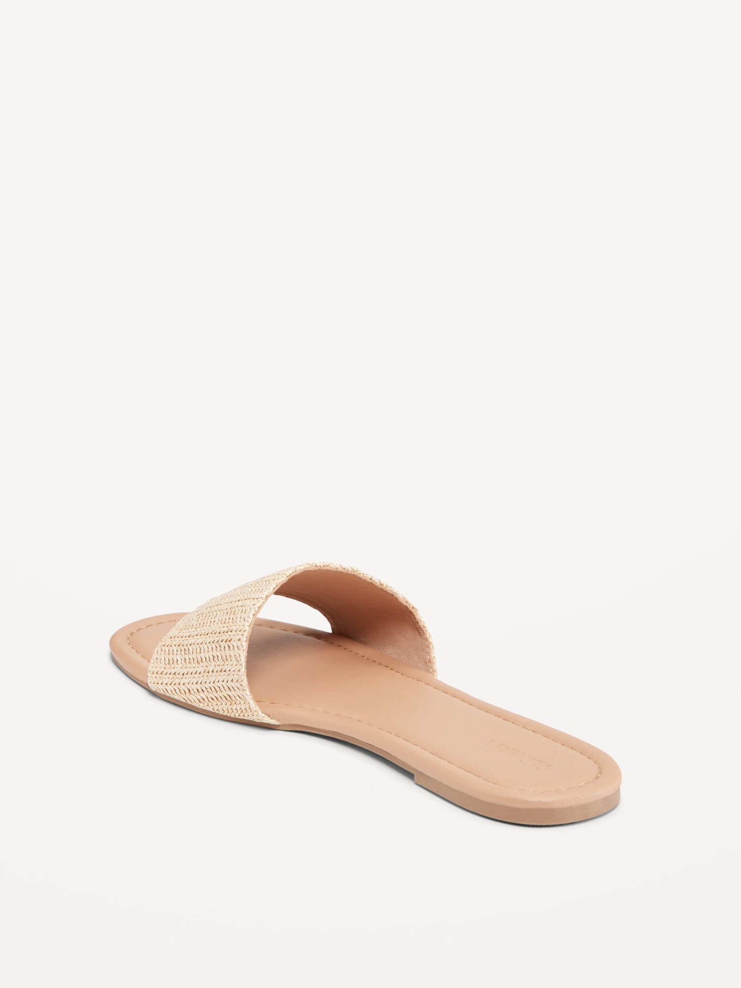 Raffia Slide Sandals Old Navy