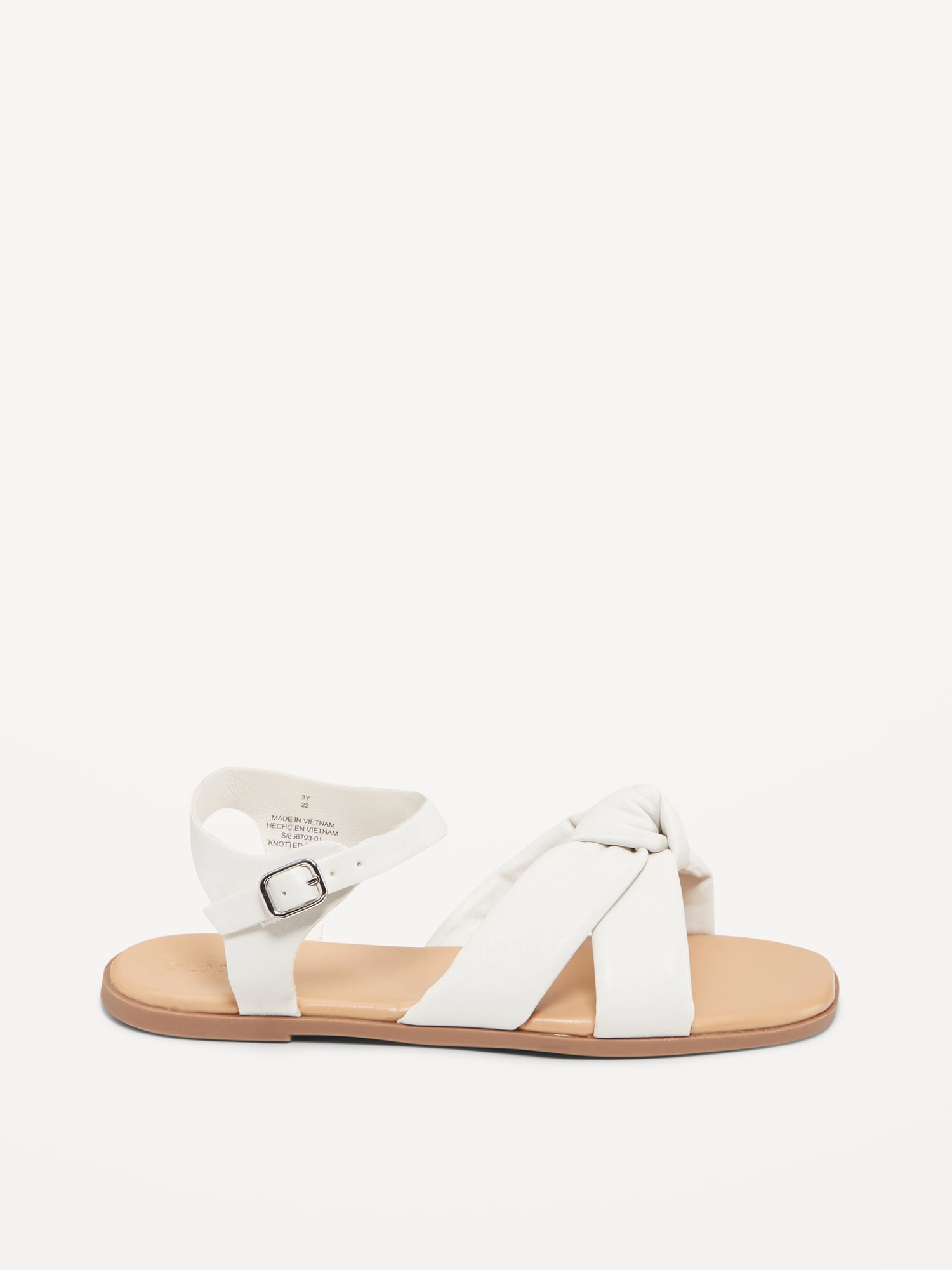 Faux-Leather Knotted Strap Sandals for Girls | Old Navy