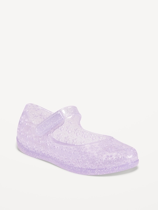 View large product image 1 of 1. Fruity Scented Jelly Mary-Jane Flats for Toddler Girls