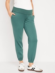 Old Navy Maternity Rollover-Waist OGC Chino Pants green - 577312043