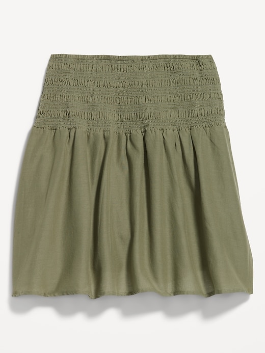 Image number 4 showing, Smocked-Waist Mini Skirt