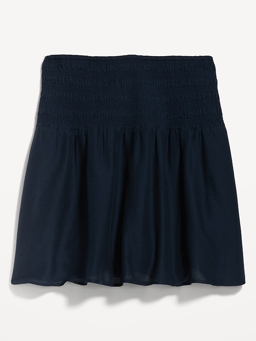 Image number 4 showing, Smocked-Waist Mini Skirt