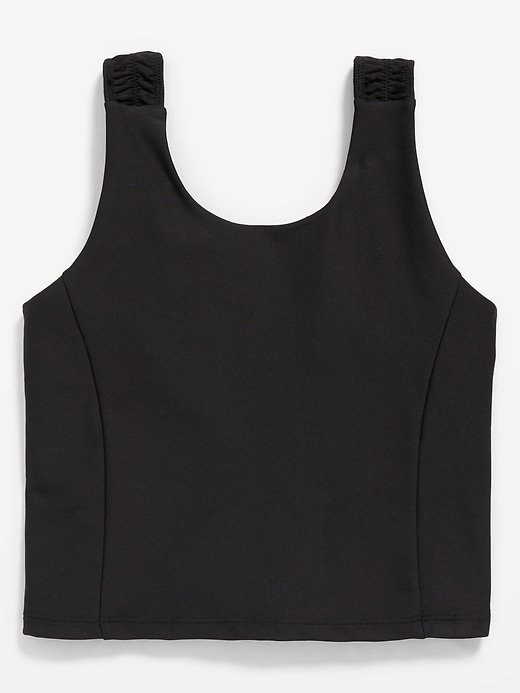 View large product image 1 of 2. PowerSoft Ruched-Strap Tank Top for Girls