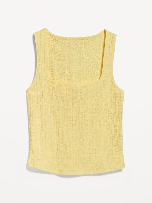 Image number 4 showing, Square-Neck Textured Top