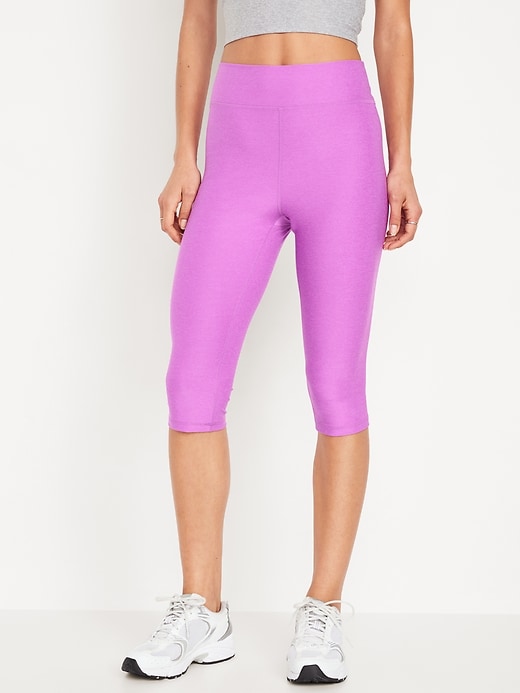Image number 1 showing, Extra High-Waisted Cloud+ Crop Leggings -- 16-inch inseam