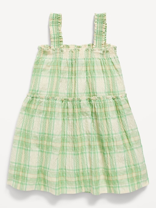 View large product image 2 of 2. Sleeveless Ruffled Swing Dress for Toddler Girls