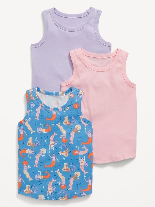 View large product image 1 of 3. Tank Top 3-Pack for Toddler Girls
