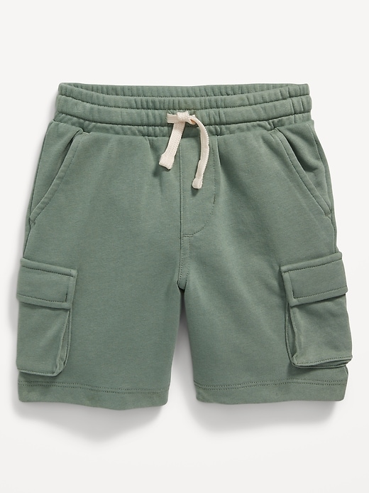 View large product image 1 of 1. Functional-Drawstring Pull-On Shorts for Toddler Boys