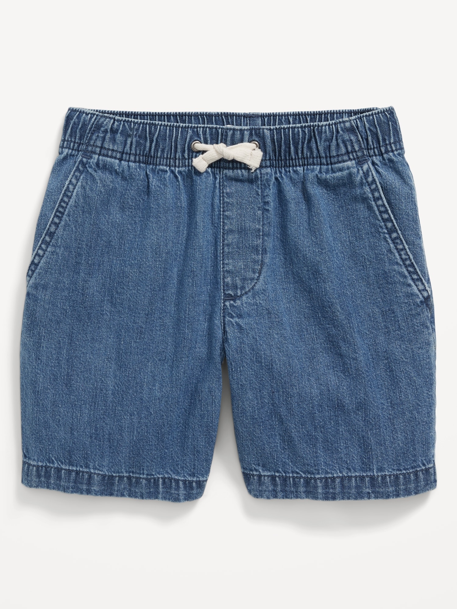 Old Navy Kids Built-In Flex Straight Twill Shorts for Boys (Above Knee) -  Gray Oyster