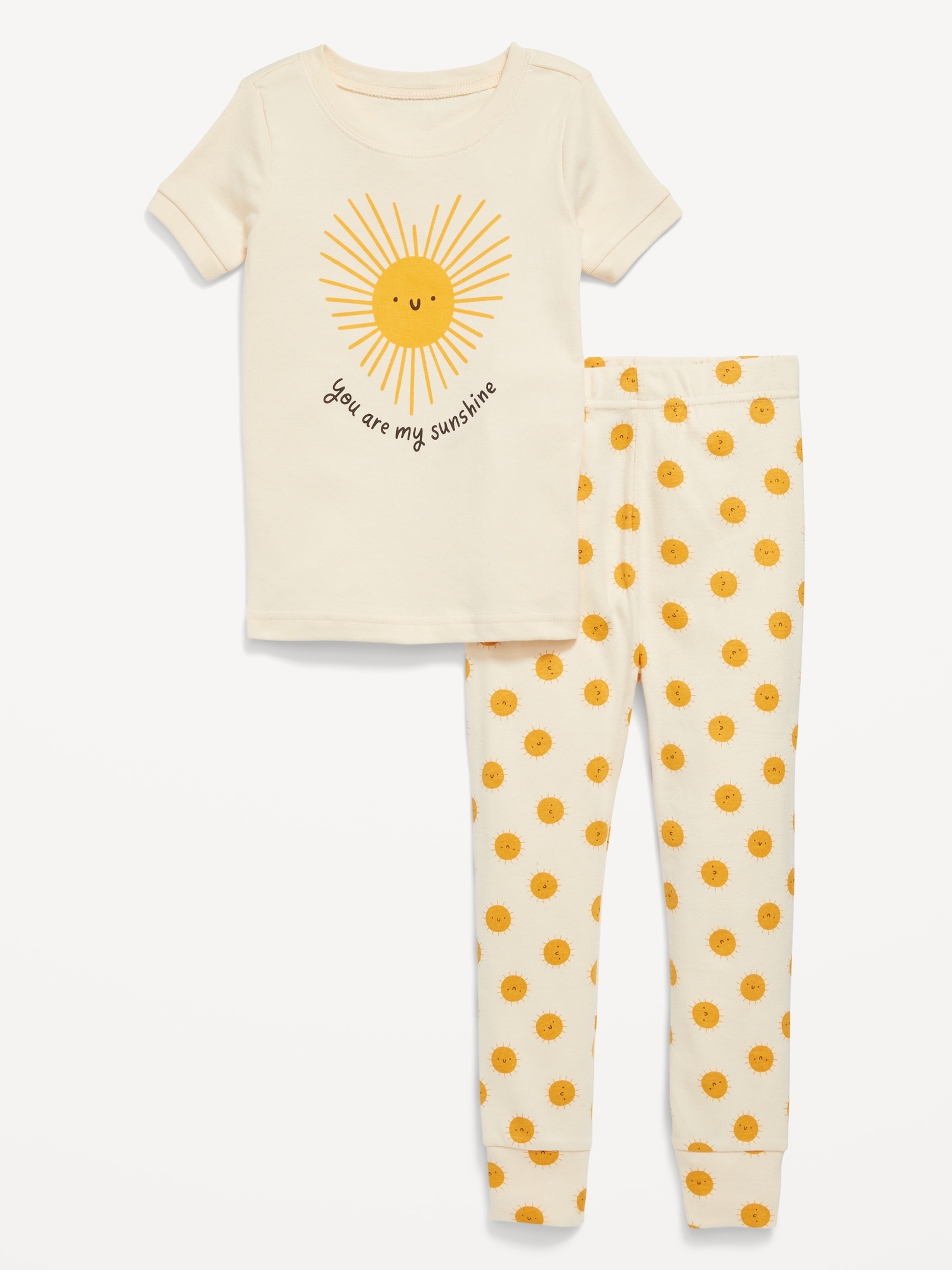Unisex Snug-Fit Pajama Set for Toddler & Baby