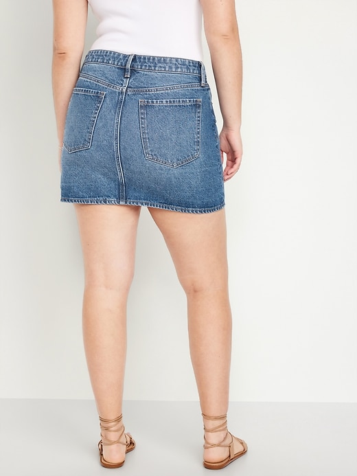 Image number 6 showing, Mid-Rise OG Jean Mini Skirt