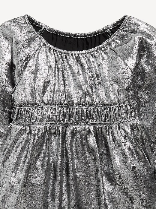 silver dress old navy Old Navy Womens Cami Midi Dress Silver Metallic