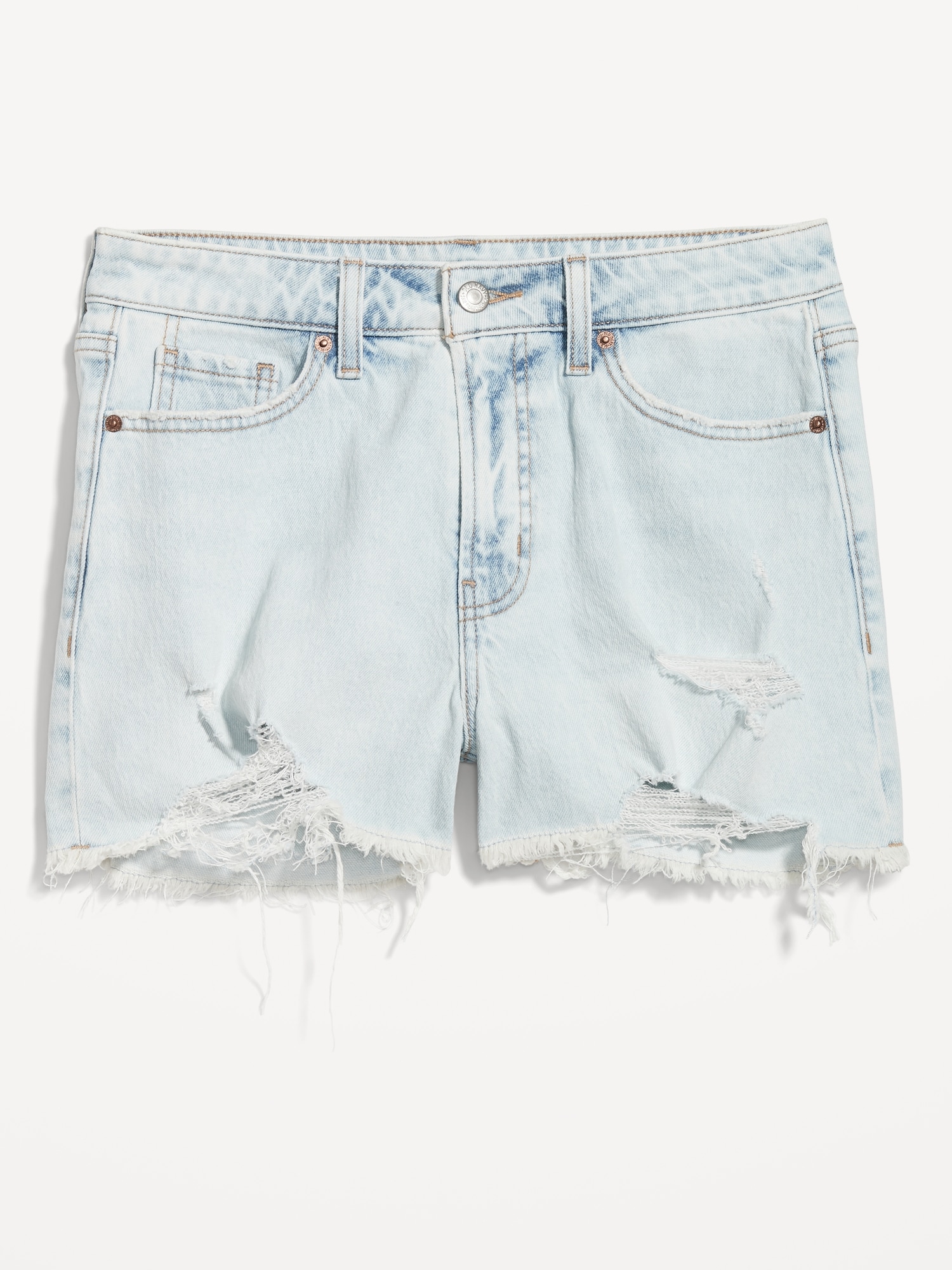 Plus Stretch Ripped Slim Bermuda Jean Shorts Denim – HER Plus Size by Ench