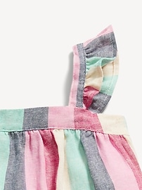 View large product image 4 of 4. Sleeveless Ruffled Dobby Top and Bloomer Shorts for Baby