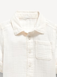 View large product image 3 of 3. Double-Weave Pocket Shirt for Toddler Boys