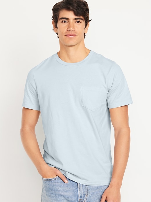 Image number 1 showing, Crew-Neck Pocket T-Shirt