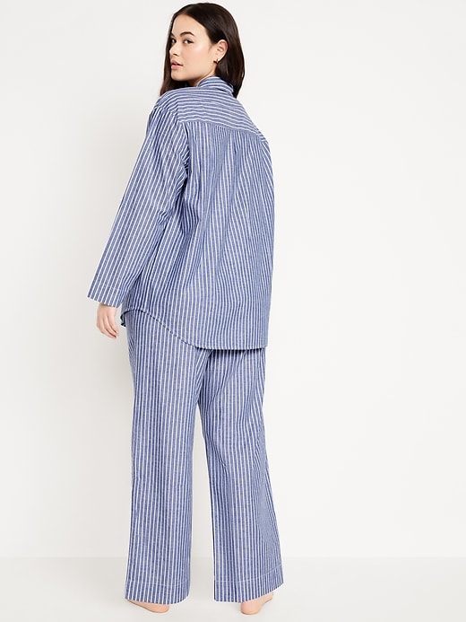 Image number 6 showing, Poplin Pajama Pant Set