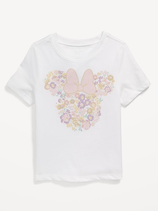 View large product image 1 of 2. Disney© Minnie Mouse Graphic T-Shirt for Toddler Girls