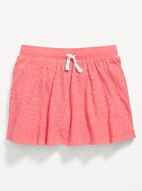 View large product image 4 of 4. Loop-Terry Drawstring Skort for Girls
