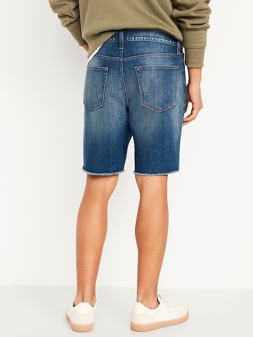 Image number 8 showing, Slim Cut-Off Jean Shorts -- 9.5-inch inseam