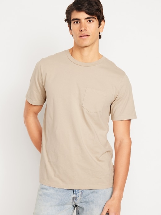 Image number 1 showing, Crew-Neck Pocket T-Shirt