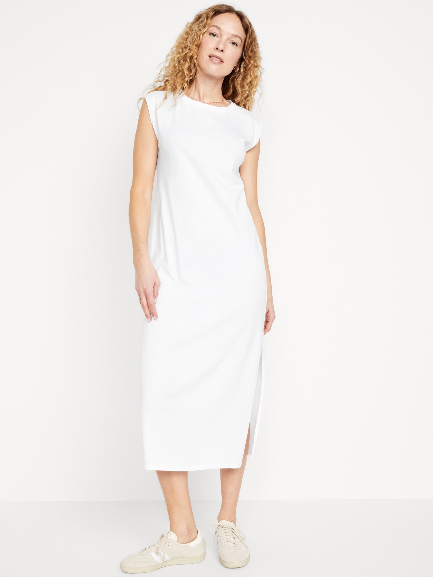 Sleeveless Maxi Column Dress for Women