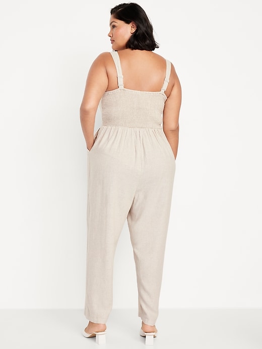 Image number 7 showing, Fit & Flare Cami Jumpsuit