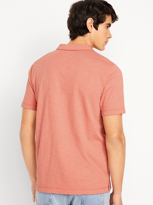 View large product image 2 of 4. Classic Fit Slub-Knit Polo