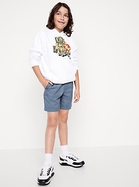View large product image 3 of 4. Above Knee Twill Pull-On Shorts for Boys
