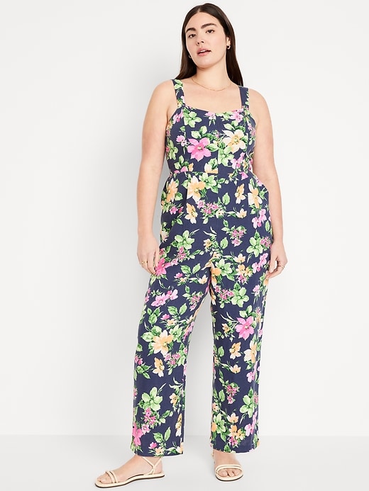 Image number 4 showing, Fit & Flare Cami Jumpsuit