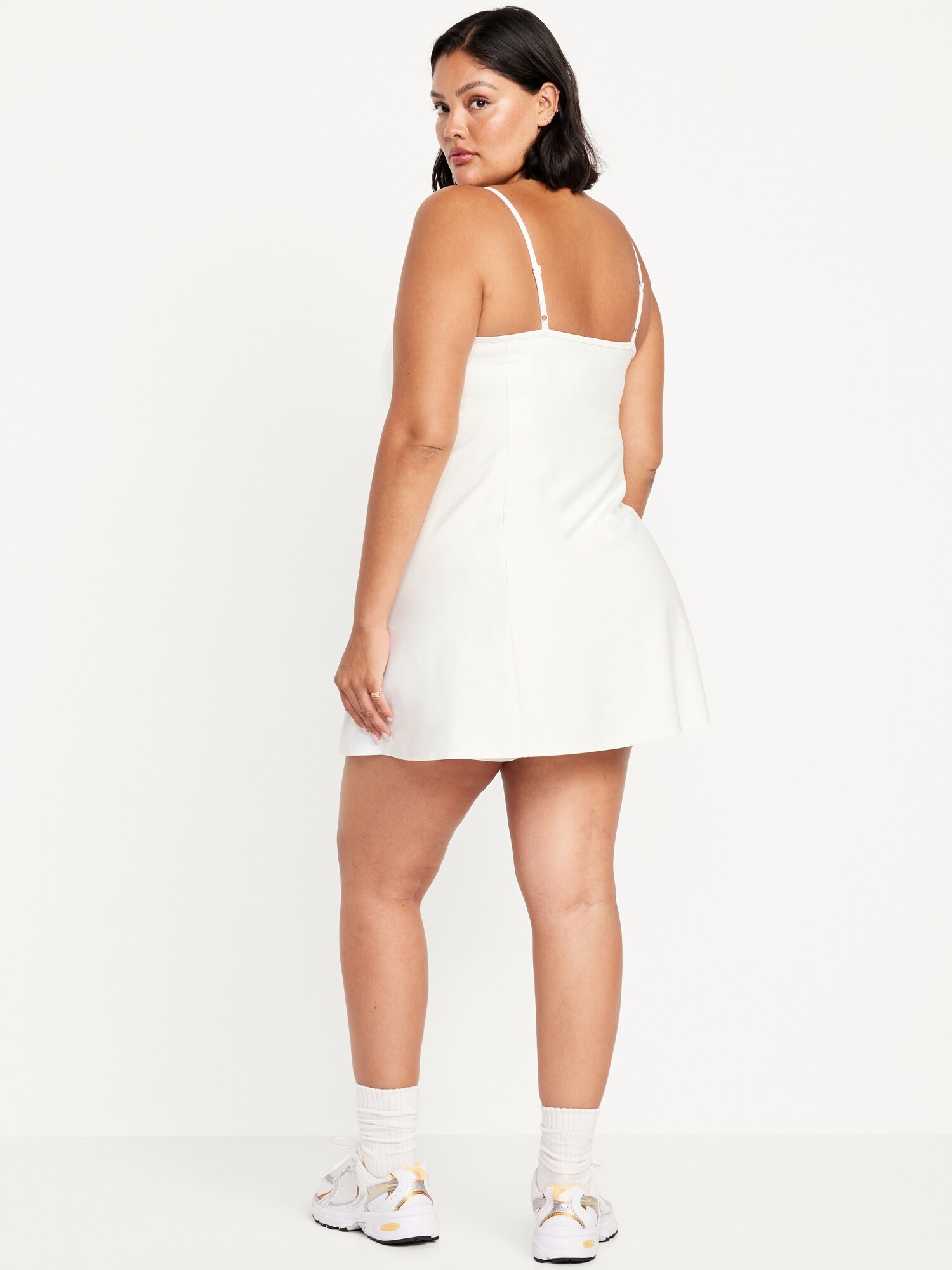 Forever 21 Women's Dual Cami Strap Bralette in White Medium