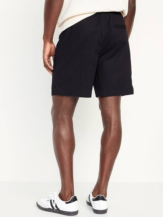 Image number 2 showing, Pull-On Twill Jogger Shorts -- 7-inch inseam