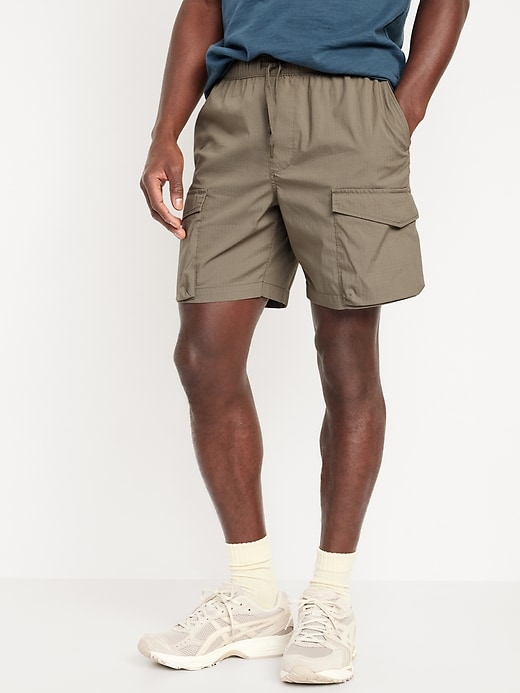 Image number 1 showing, Relaxed Cargo Shorts -- 7-inch inseam