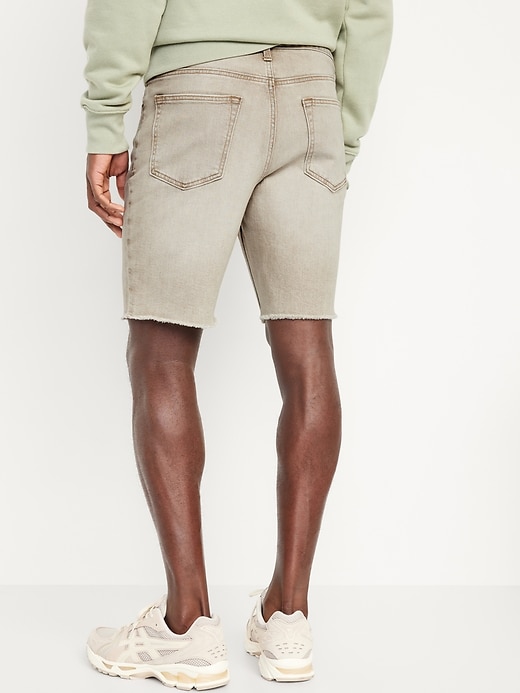 Image number 6 showing, Slim Ripped Jean Shorts -- 9.5-inch inseam