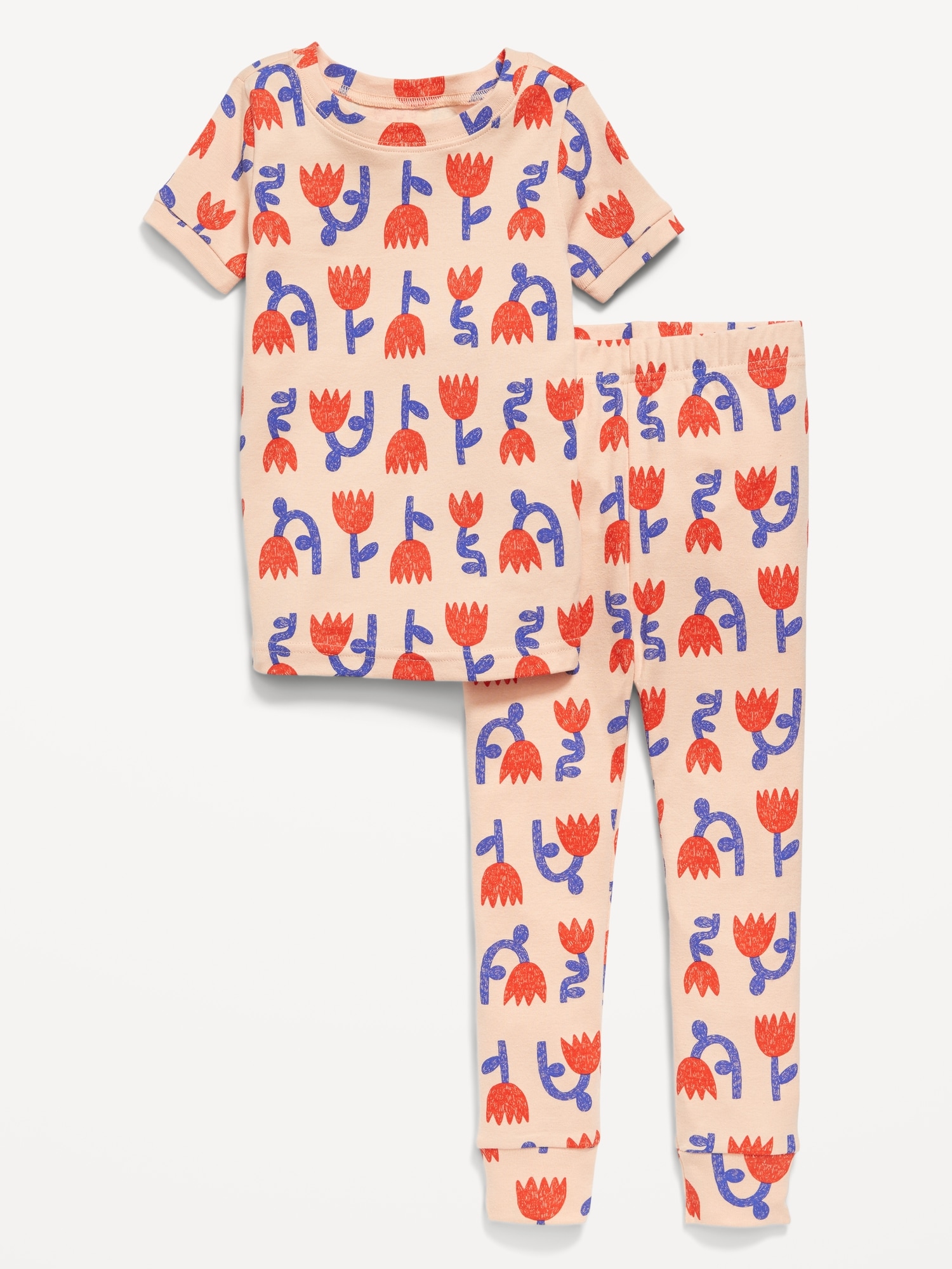  Flamingo Pajamas For Girls Toddler Kids 100% Cotton