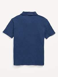 View large product image 3 of 3. Short-Sleeve Pocket Polo Shirt for Boys