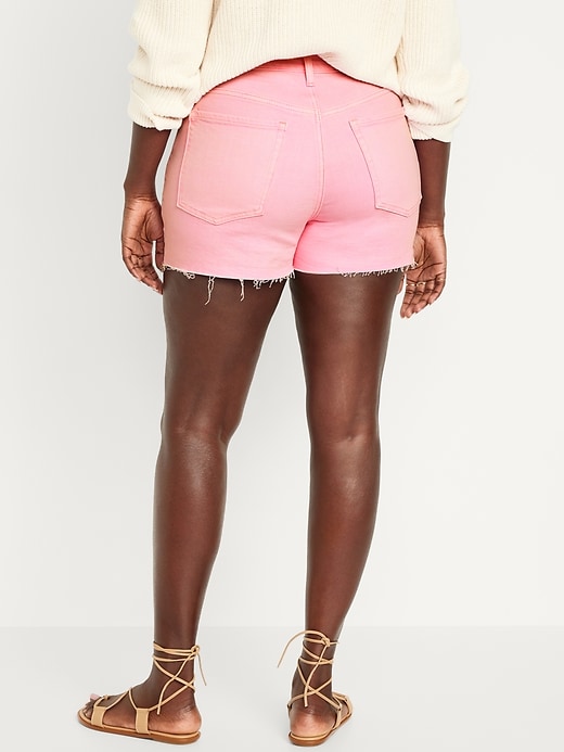 Image number 6 showing, High-Waisted OG Jean Cut-Off Shorts -- 3-inch inseam