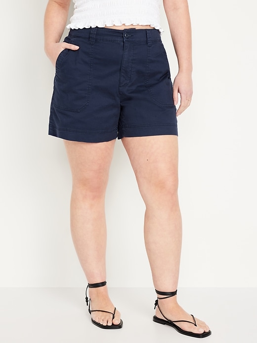 Image number 4 showing, High-Waisted OGC Chino Shorts -- 5-inch inseam