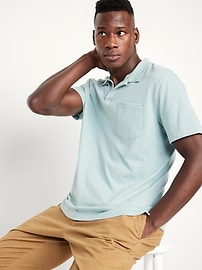 View large product image 3 of 4. Classic Fit Slub-Knit Polo